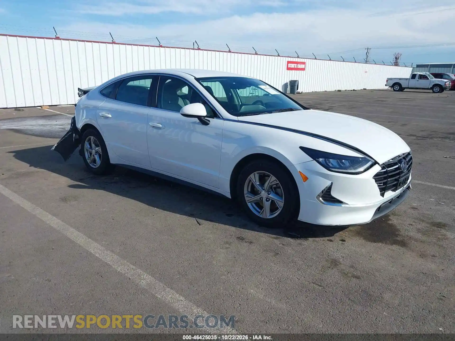 1 Photograph of a damaged car 5NPEG4JA7MH080700 HYUNDAI SONATA 2021