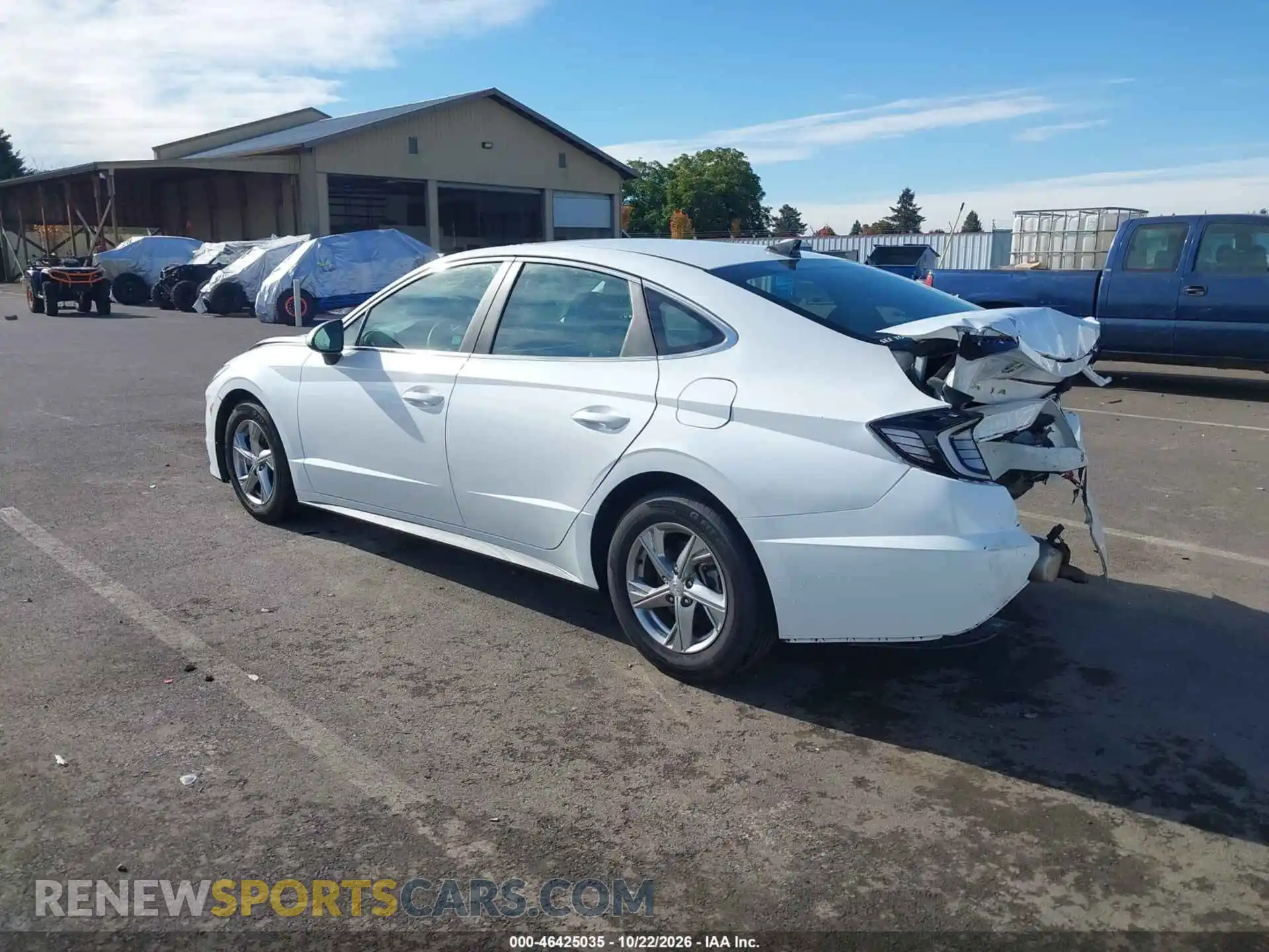 3 Photograph of a damaged car 5NPEG4JA7MH080700 HYUNDAI SONATA 2021