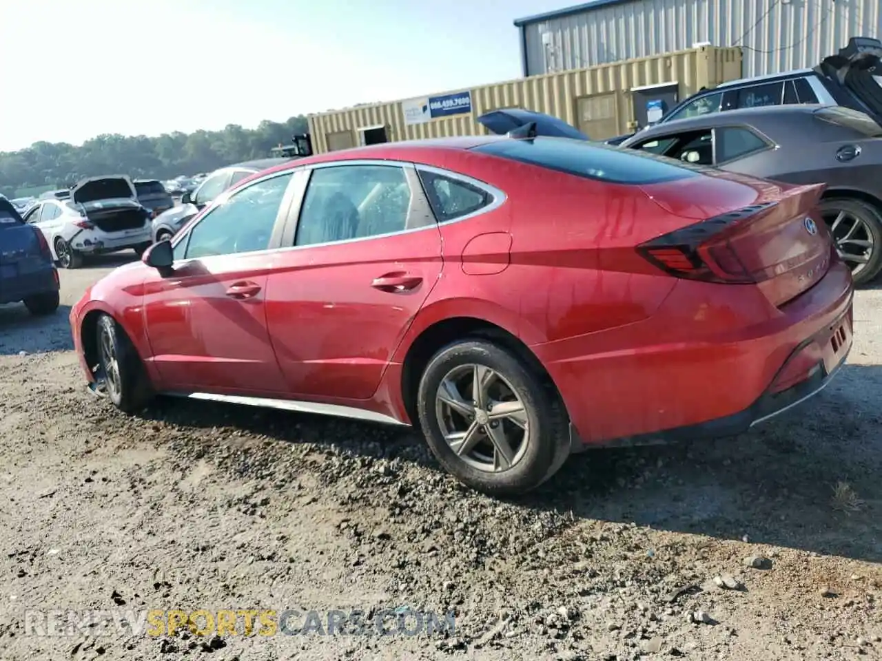 2 Photograph of a damaged car 5NPEG4JA7MH093995 HYUNDAI SONATA 2021