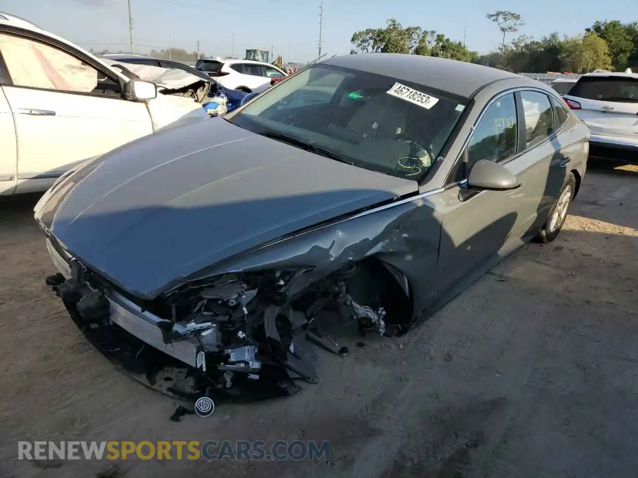 1 Фотография поврежденного автомобиля 5NPEG4JA7MH112657 HYUNDAI SONATA 2021