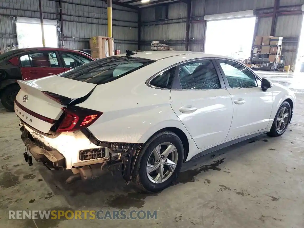 3 Photograph of a damaged car 5NPEG4JA8MH075098 HYUNDAI SONATA 2021