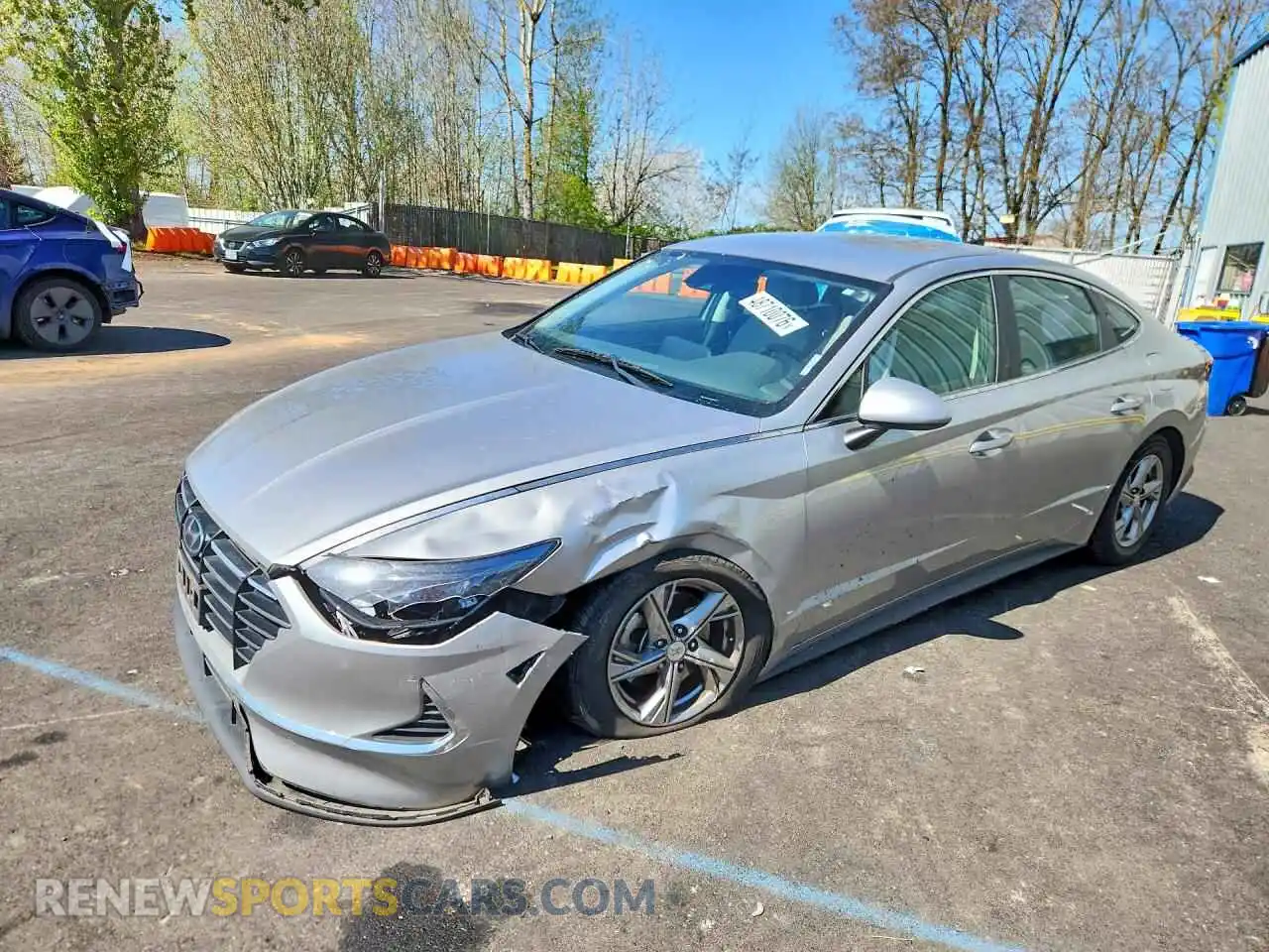 2 Photograph of a damaged car 5NPEG4JA8MH079958 HYUNDAI SONATA 2021