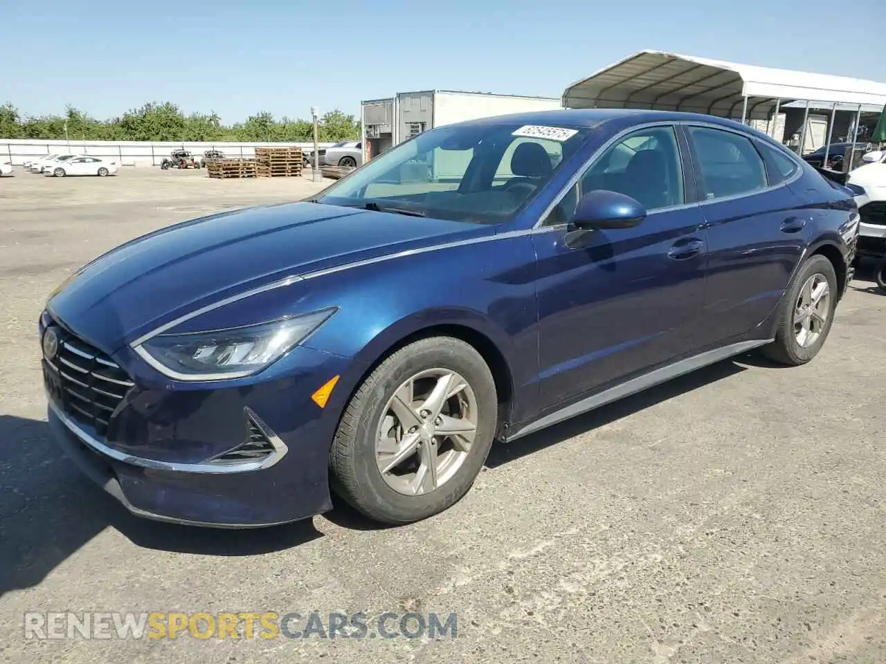 1 Photograph of a damaged car 5NPEG4JA8MH127572 HYUNDAI SONATA 2021