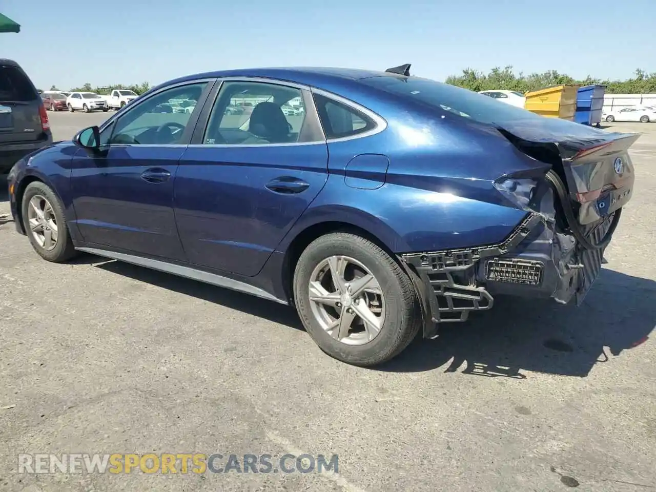 2 Photograph of a damaged car 5NPEG4JA8MH127572 HYUNDAI SONATA 2021