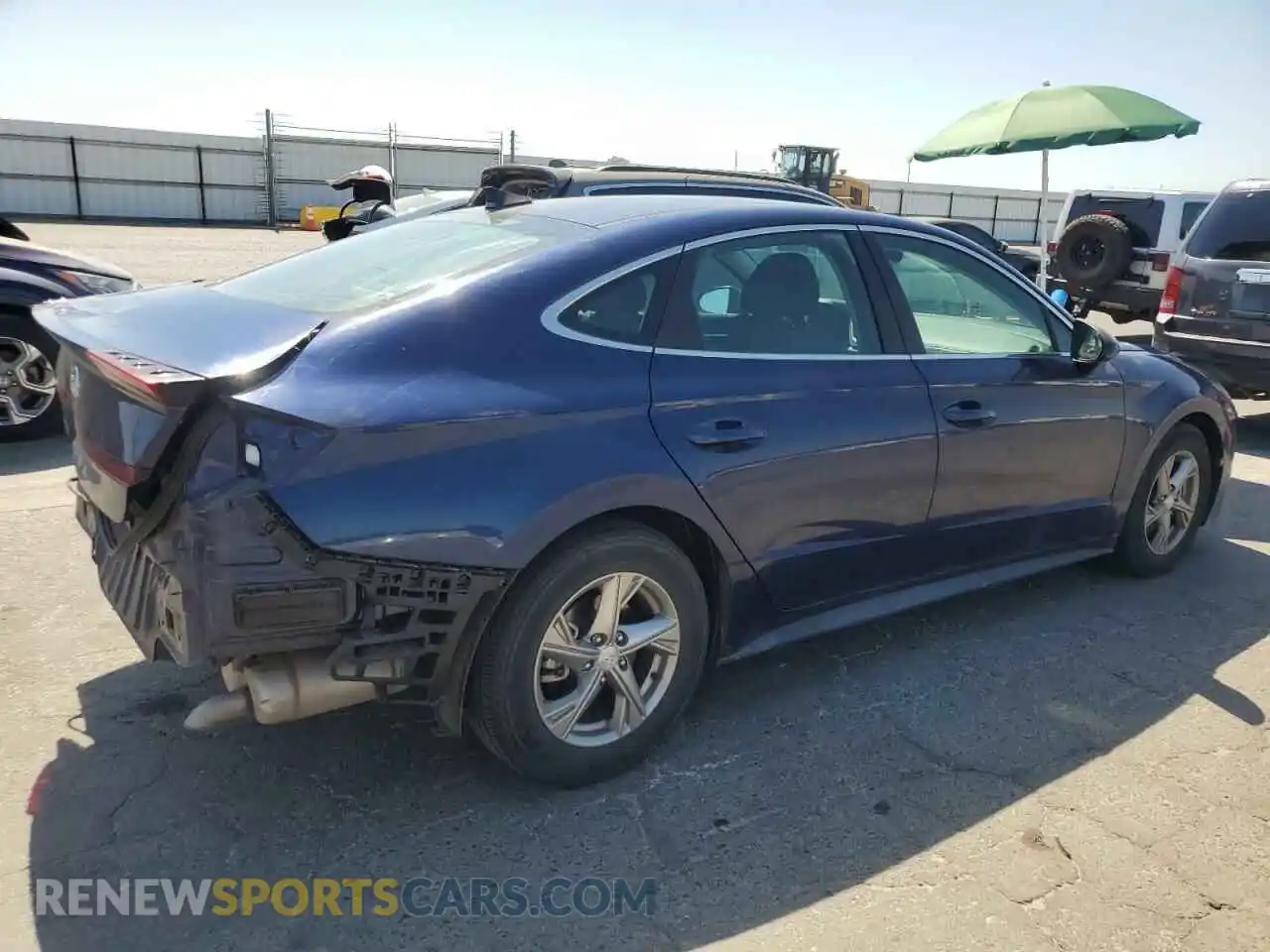 3 Photograph of a damaged car 5NPEG4JA8MH127572 HYUNDAI SONATA 2021