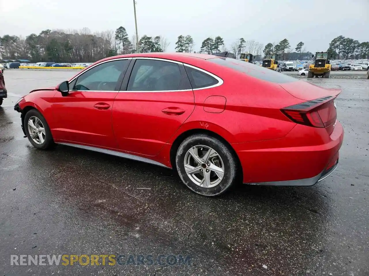 2 Photograph of a damaged car 5NPEG4JA8MH130892 HYUNDAI SONATA 2021