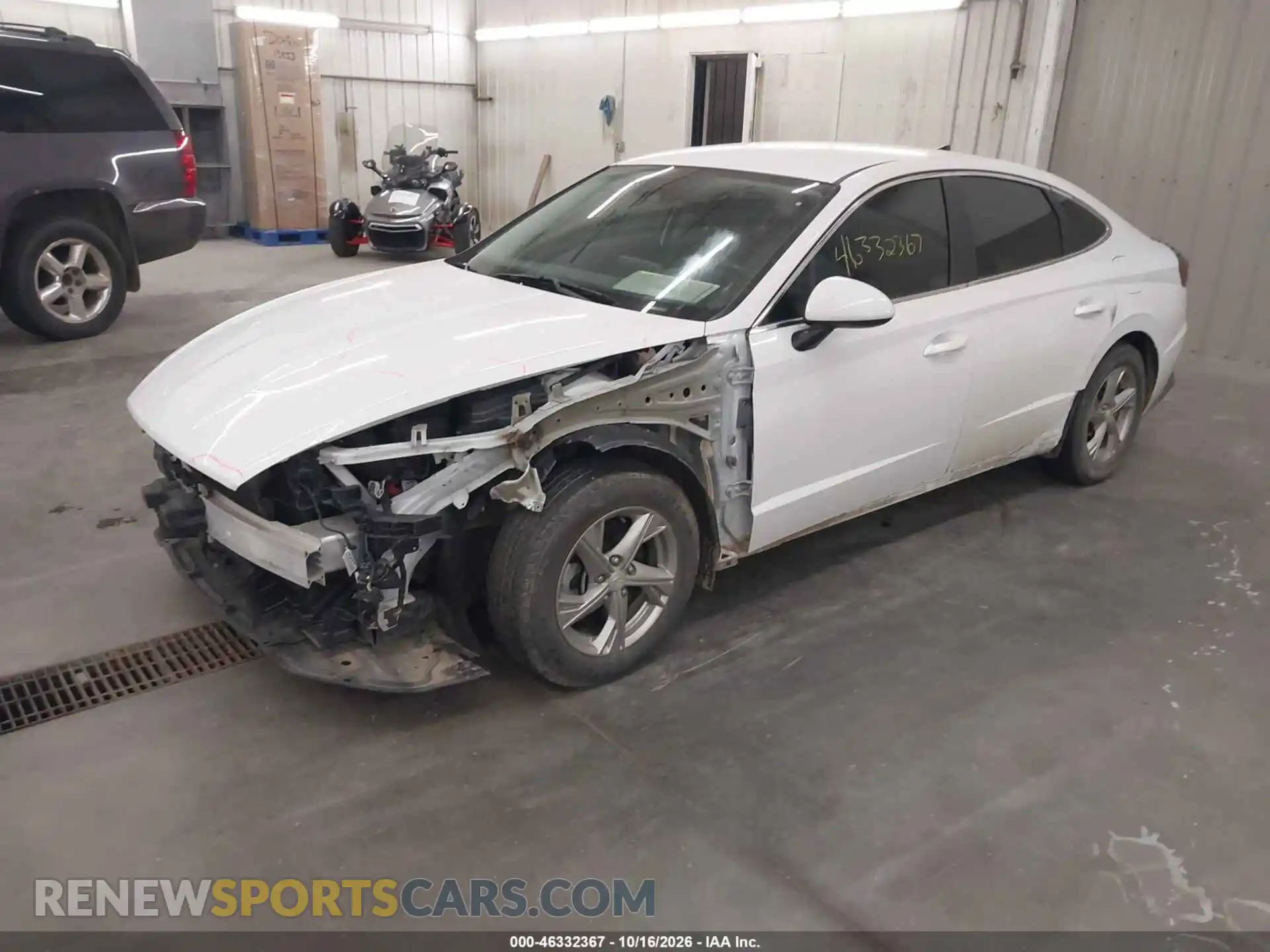 2 Photograph of a damaged car 5NPEG4JA8MH131220 HYUNDAI SONATA 2021