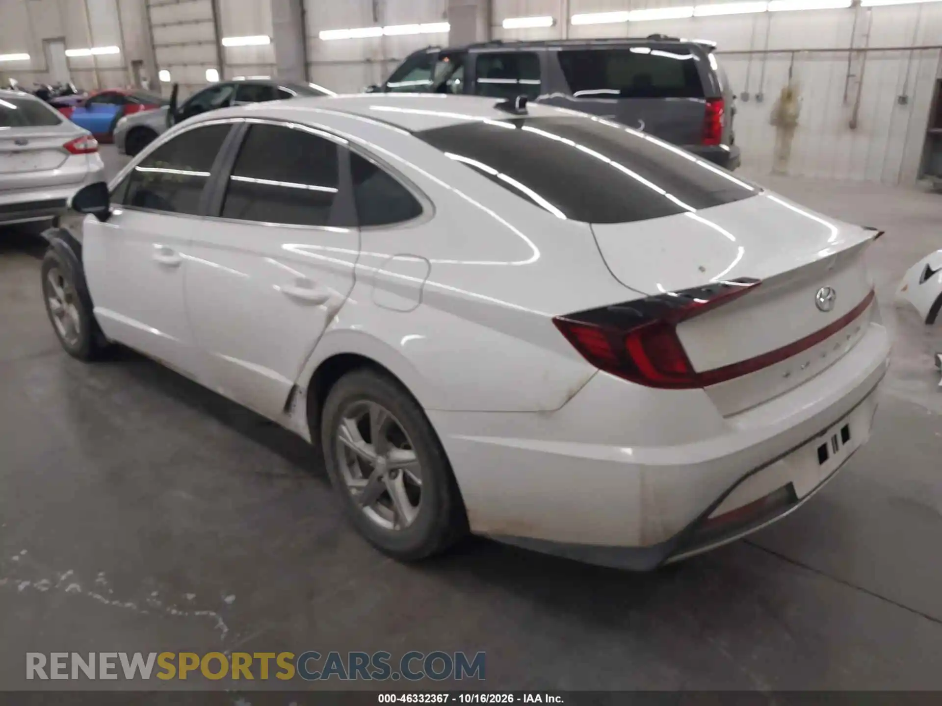 3 Photograph of a damaged car 5NPEG4JA8MH131220 HYUNDAI SONATA 2021