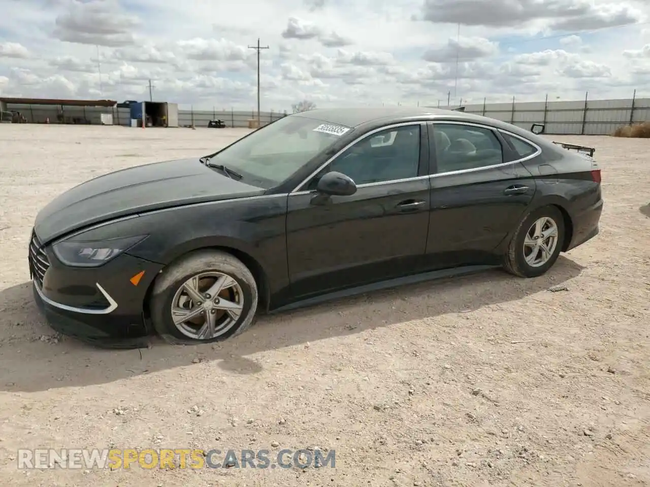 1 Photograph of a damaged car 5NPEG4JA9MH070296 HYUNDAI SONATA 2021
