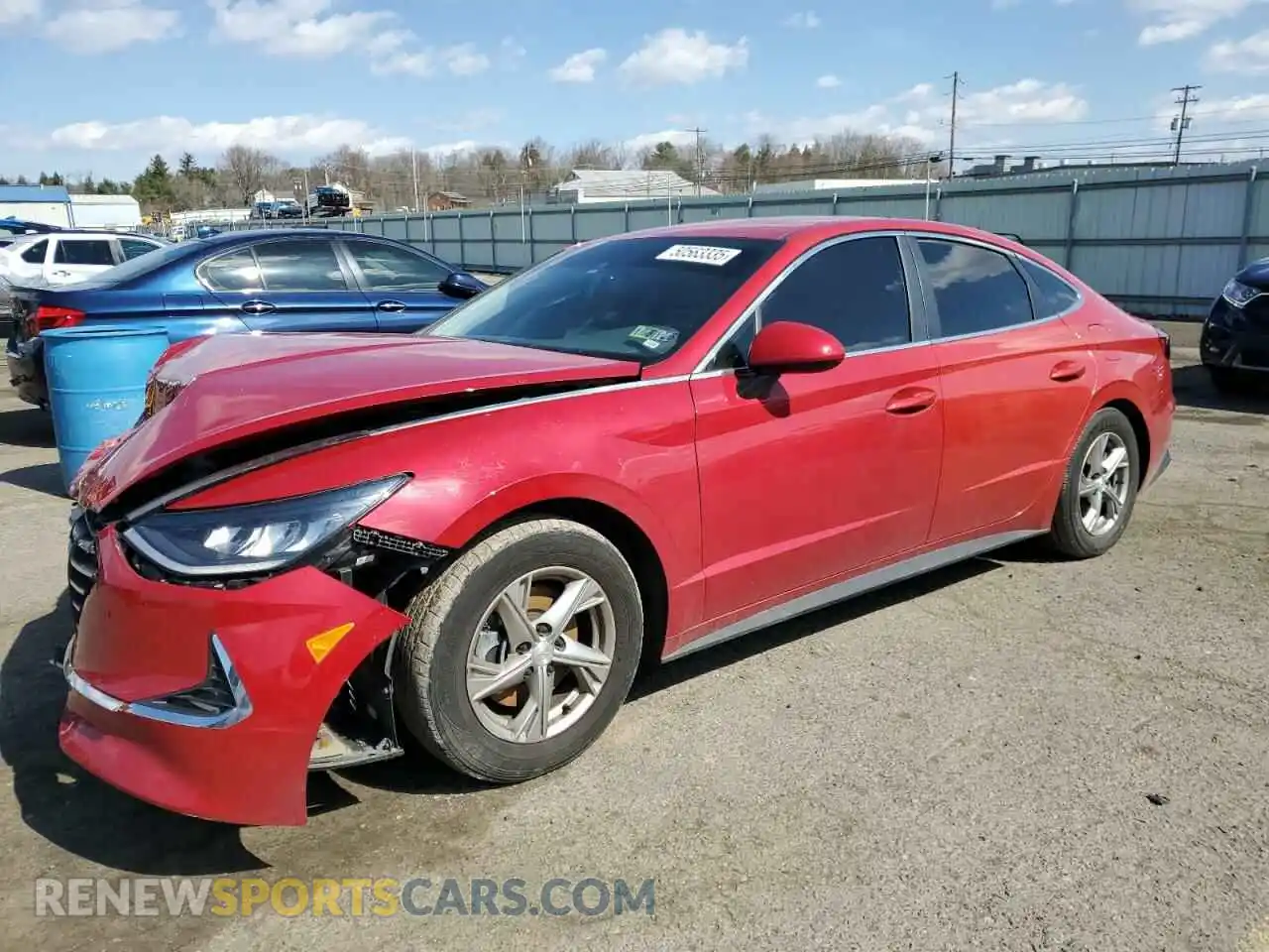 1 Photograph of a damaged car 5NPEG4JA9MH079046 HYUNDAI SONATA 2021