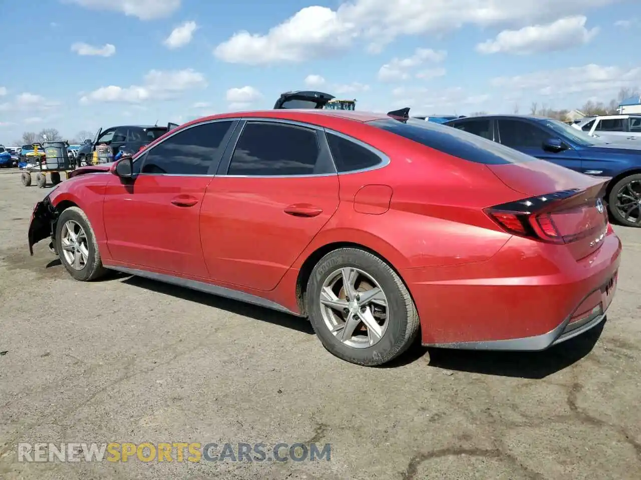 2 Photograph of a damaged car 5NPEG4JA9MH079046 HYUNDAI SONATA 2021