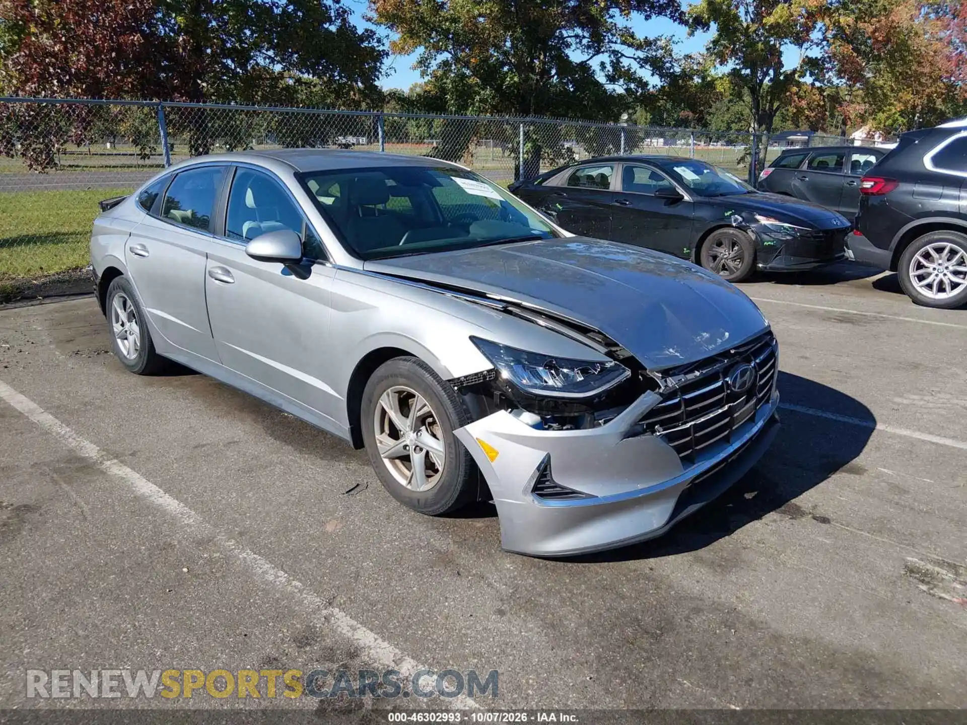 1 Photograph of a damaged car 5NPEG4JA9MH082660 HYUNDAI SONATA 2021