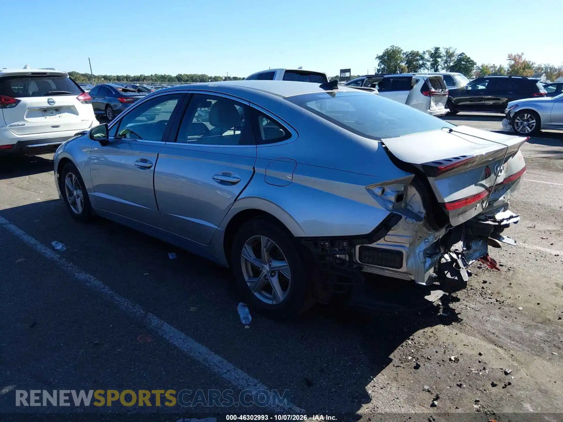 3 Photograph of a damaged car 5NPEG4JA9MH082660 HYUNDAI SONATA 2021