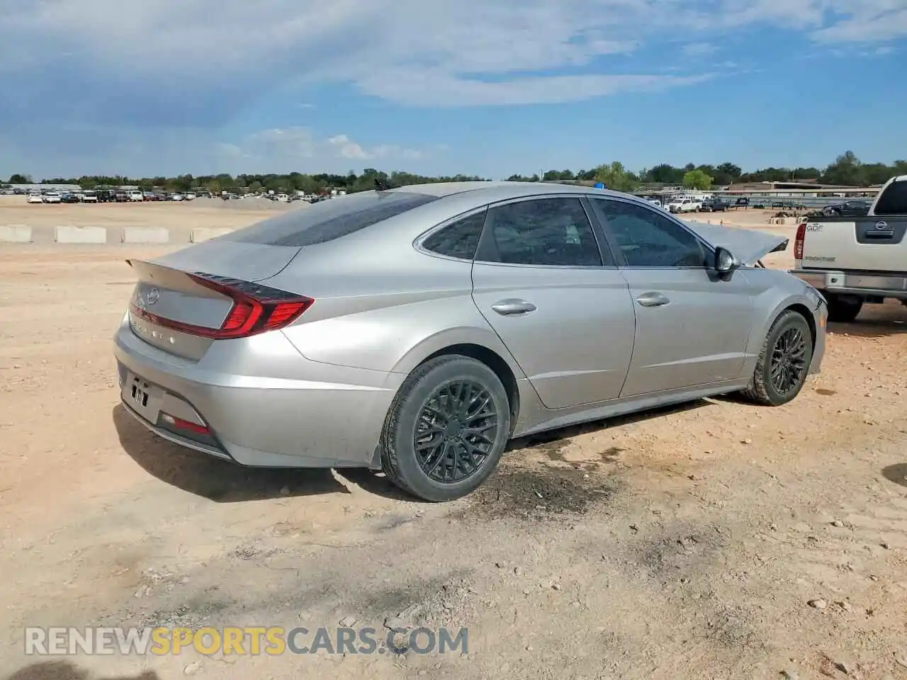 3 Photograph of a damaged car 5NPEG4JA9MH091455 HYUNDAI SONATA 2021
