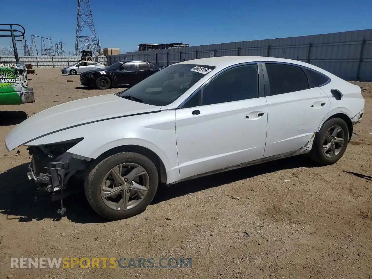 1 Photograph of a damaged car 5NPEG4JA9MH102776 HYUNDAI SONATA 2021