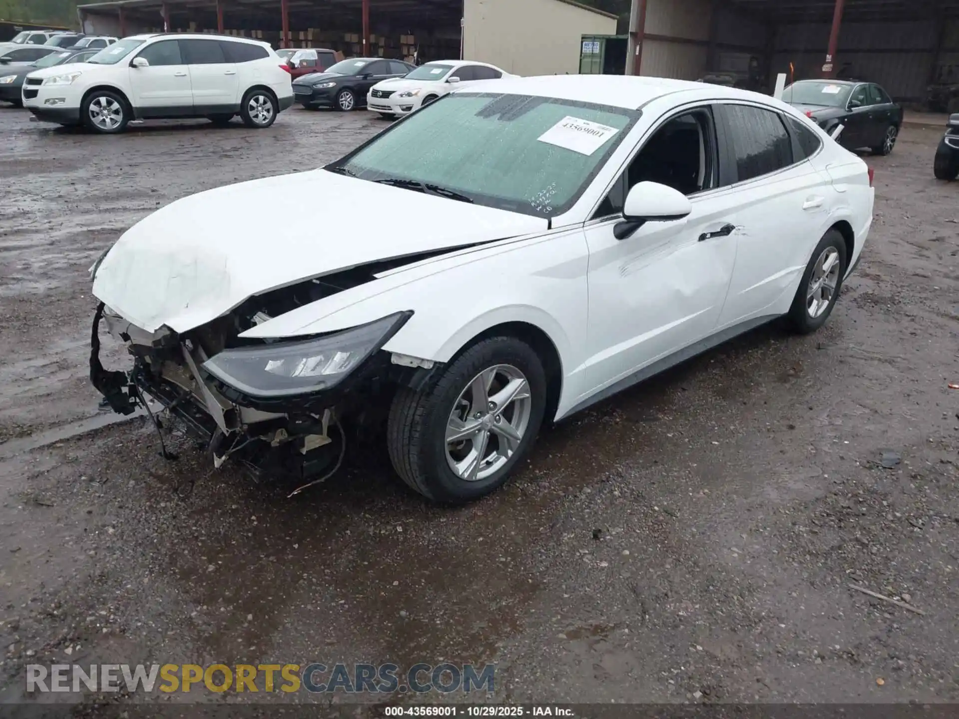 2 fotografías del automóvil dañado 5NPEG4JA9MH109467 HYUNDAI SONATA 2021