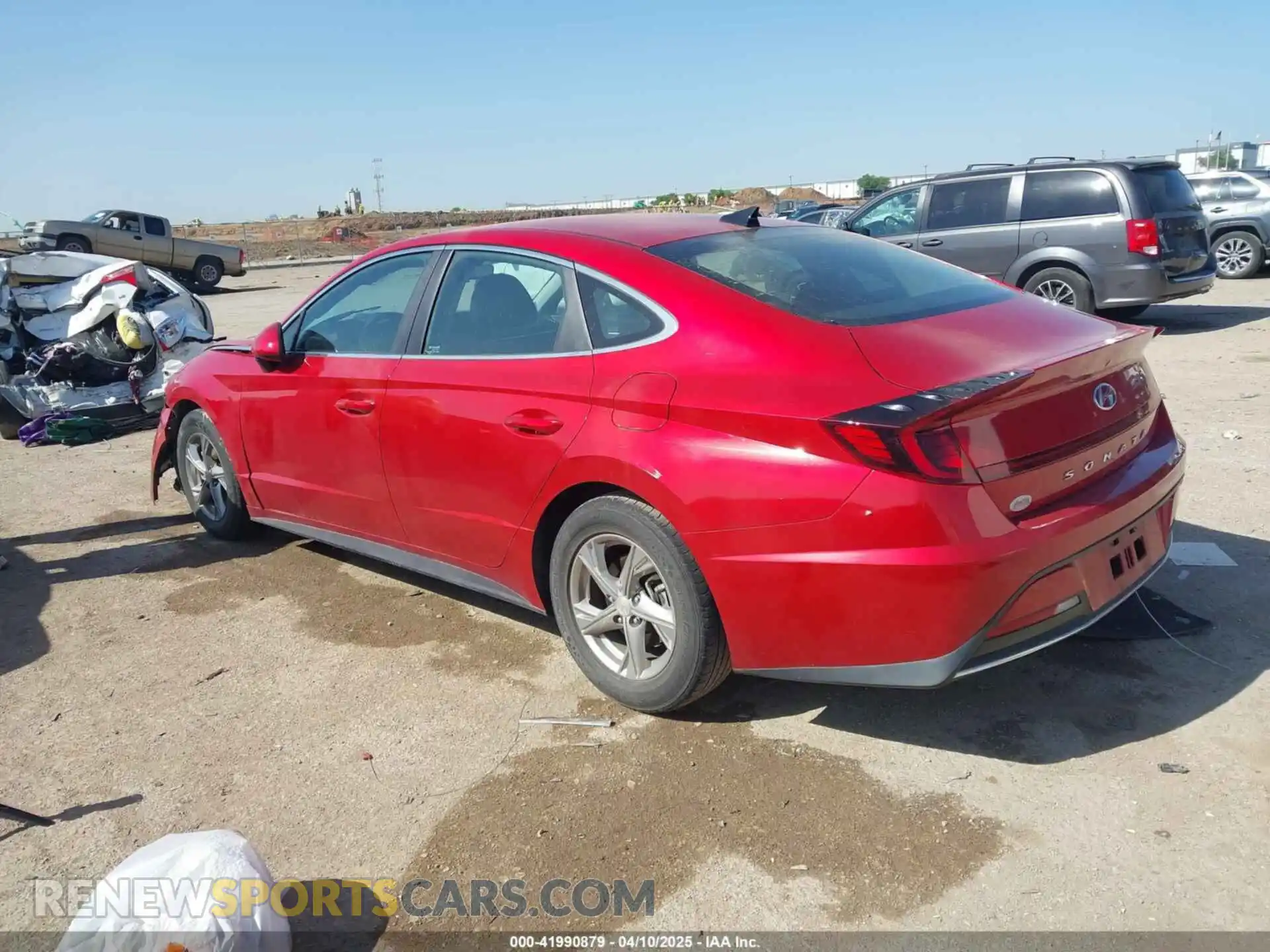 3 Photograph of a damaged car 5NPEG4JA9MH117326 HYUNDAI SONATA 2021