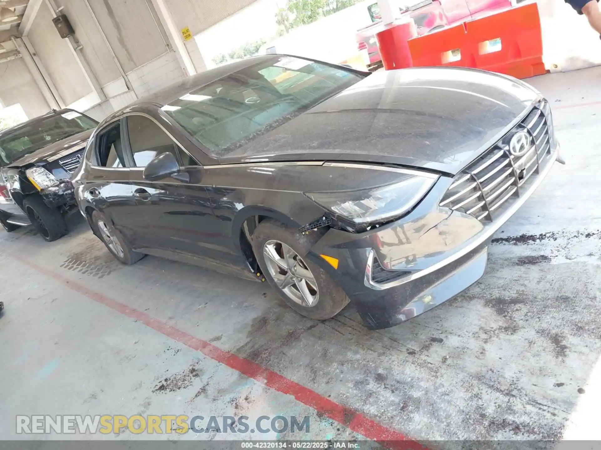 1 fotografías del automóvil dañado 5NPEG4JA9MH119769 HYUNDAI SONATA 2021