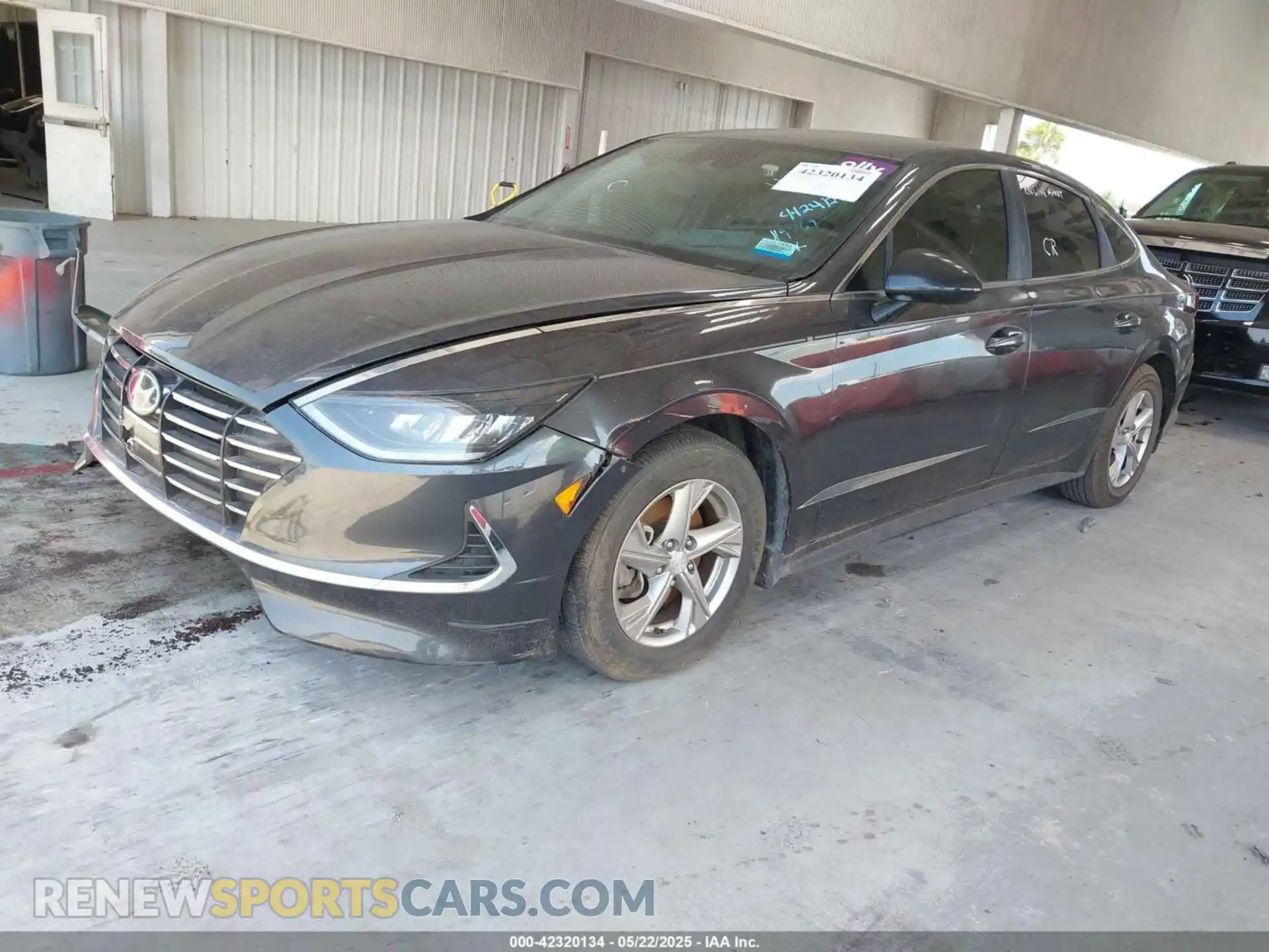 2 fotografías del automóvil dañado 5NPEG4JA9MH119769 HYUNDAI SONATA 2021