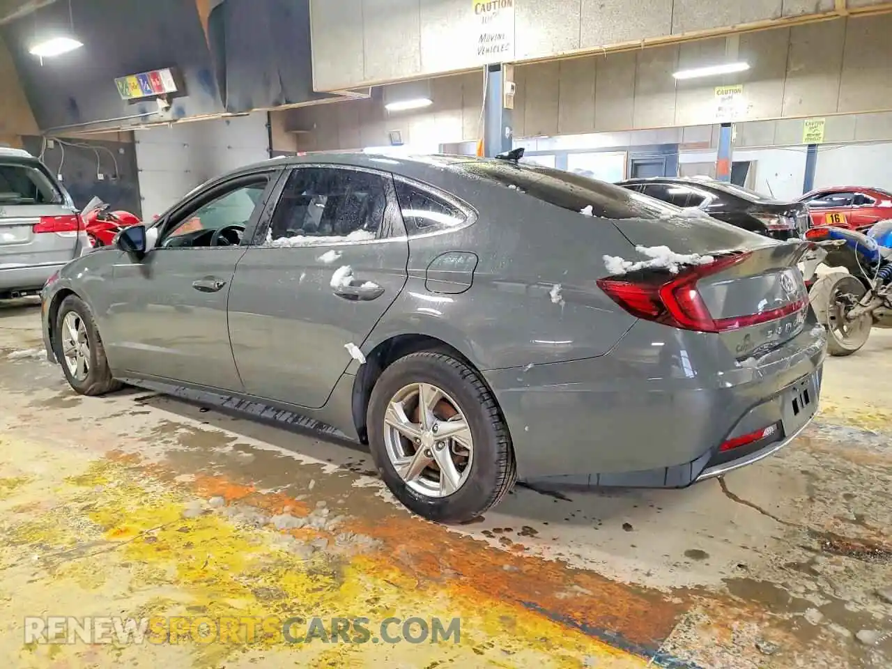 2 Photograph of a damaged car 5NPEG4JA9MH127323 HYUNDAI SONATA 2021