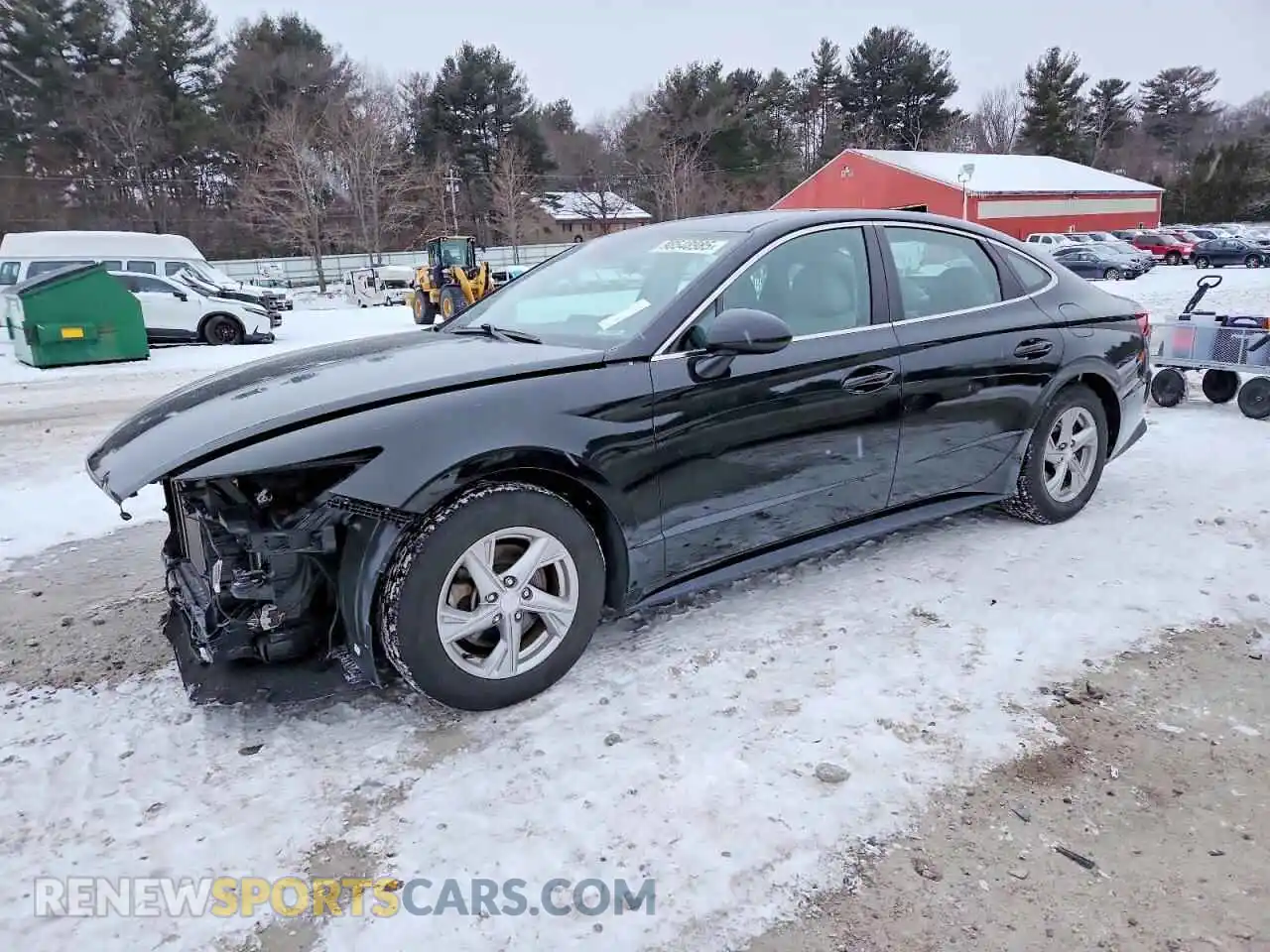 1 Photograph of a damaged car 5NPEG4JAXMH066158 HYUNDAI SONATA 2021