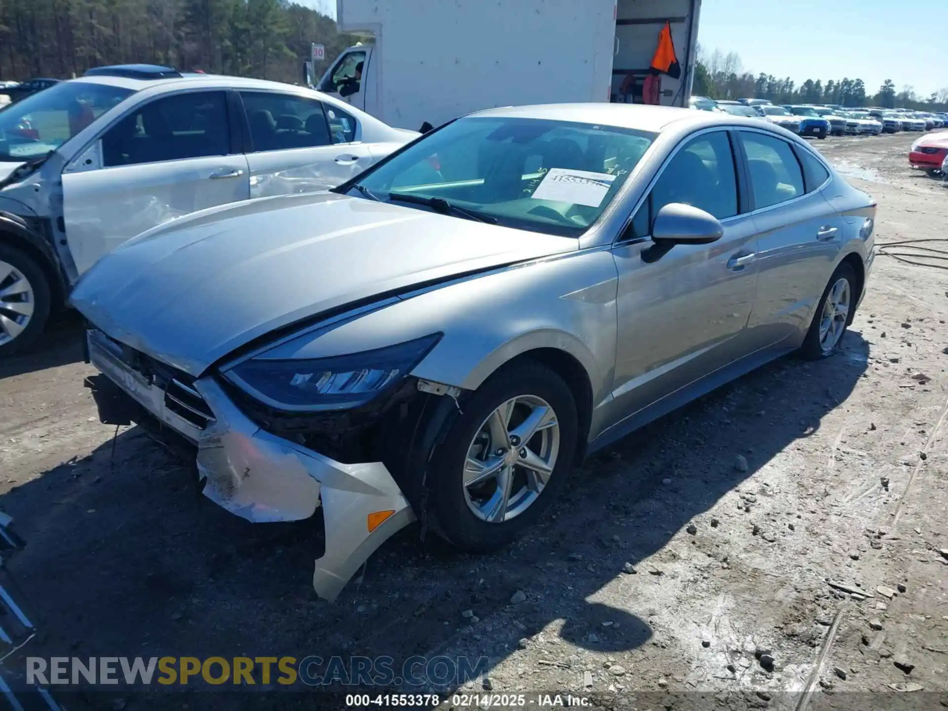 2 Photograph of a damaged car 5NPEG4JAXMH075720 HYUNDAI SONATA 2021