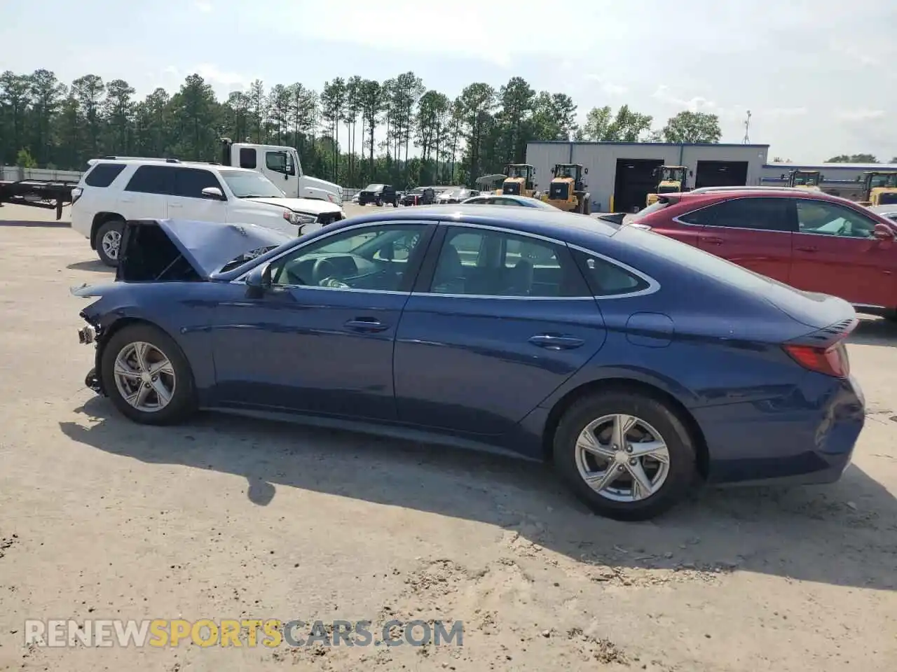 2 Photograph of a damaged car 5NPEG4JAXMH077595 HYUNDAI SONATA 2021