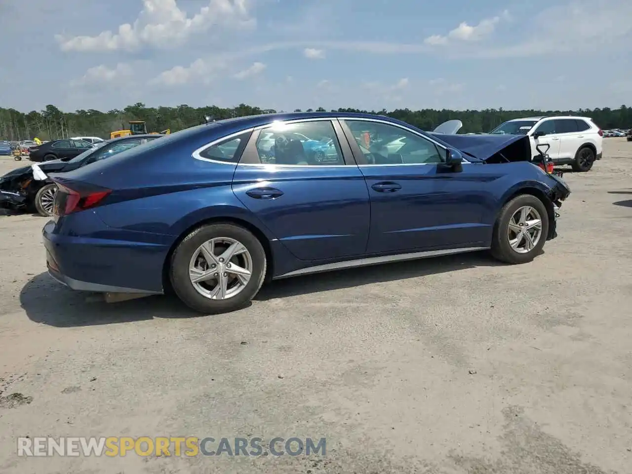 3 Photograph of a damaged car 5NPEG4JAXMH077595 HYUNDAI SONATA 2021