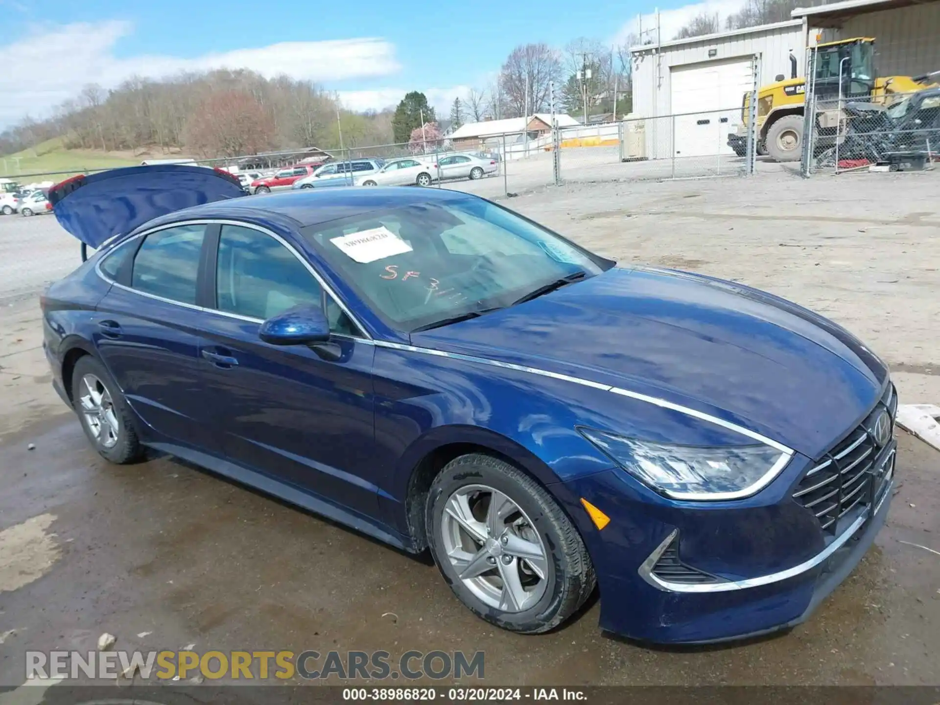 1 Photograph of a damaged car 5NPEG4JAXMH078293 HYUNDAI SONATA 2021