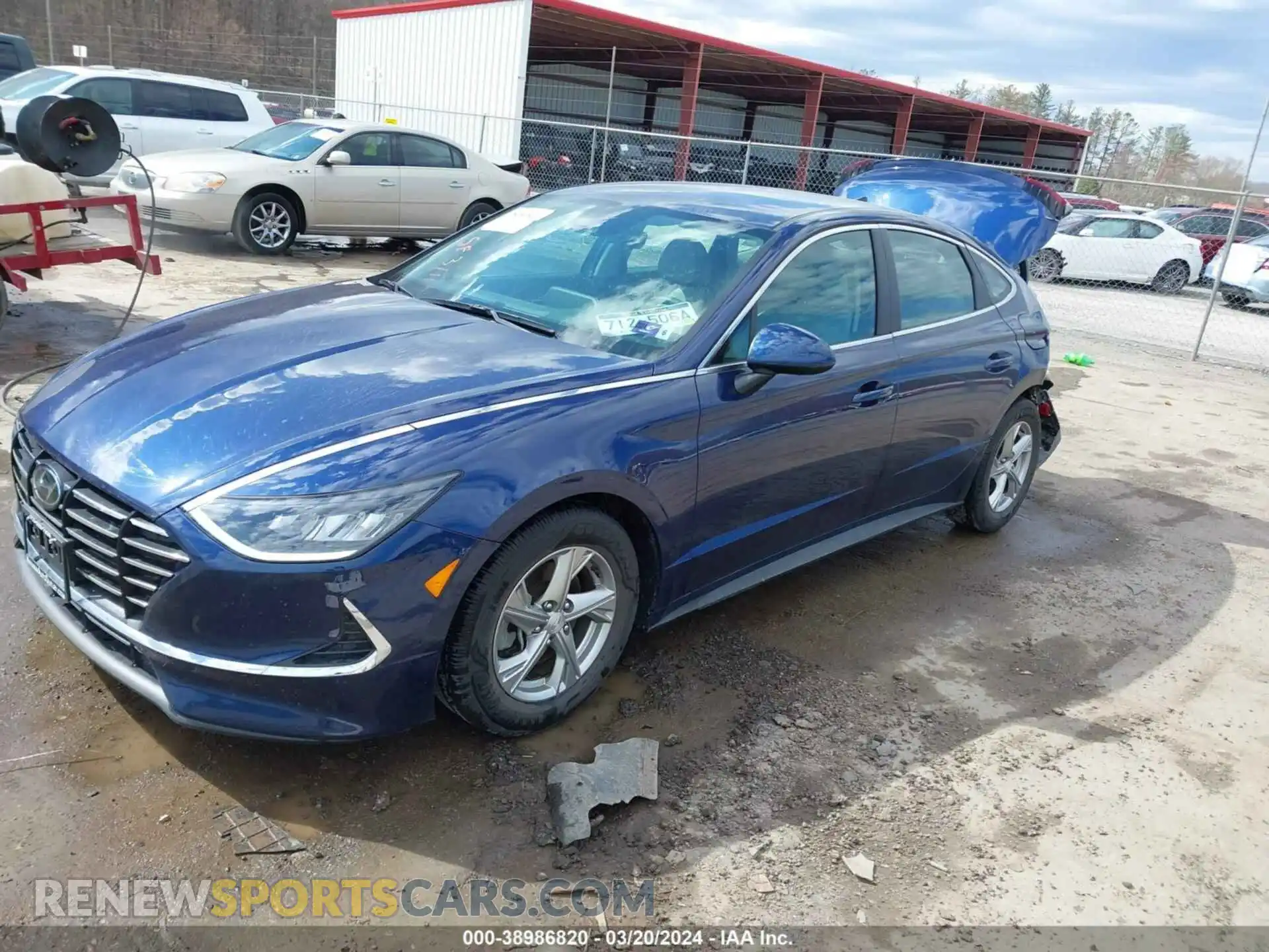 2 Photograph of a damaged car 5NPEG4JAXMH078293 HYUNDAI SONATA 2021