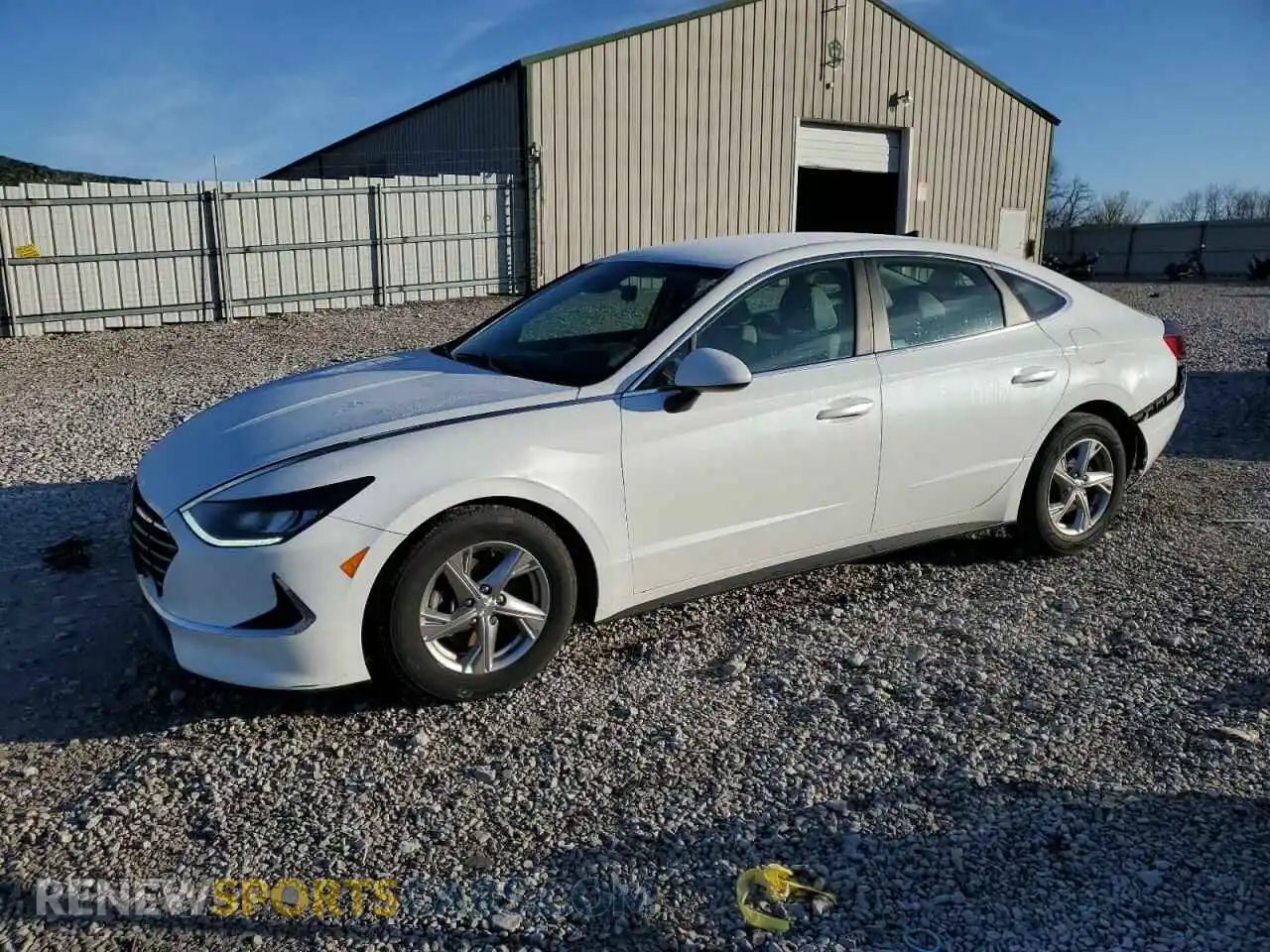 1 Photograph of a damaged car 5NPEG4JAXMH093313 HYUNDAI SONATA 2021