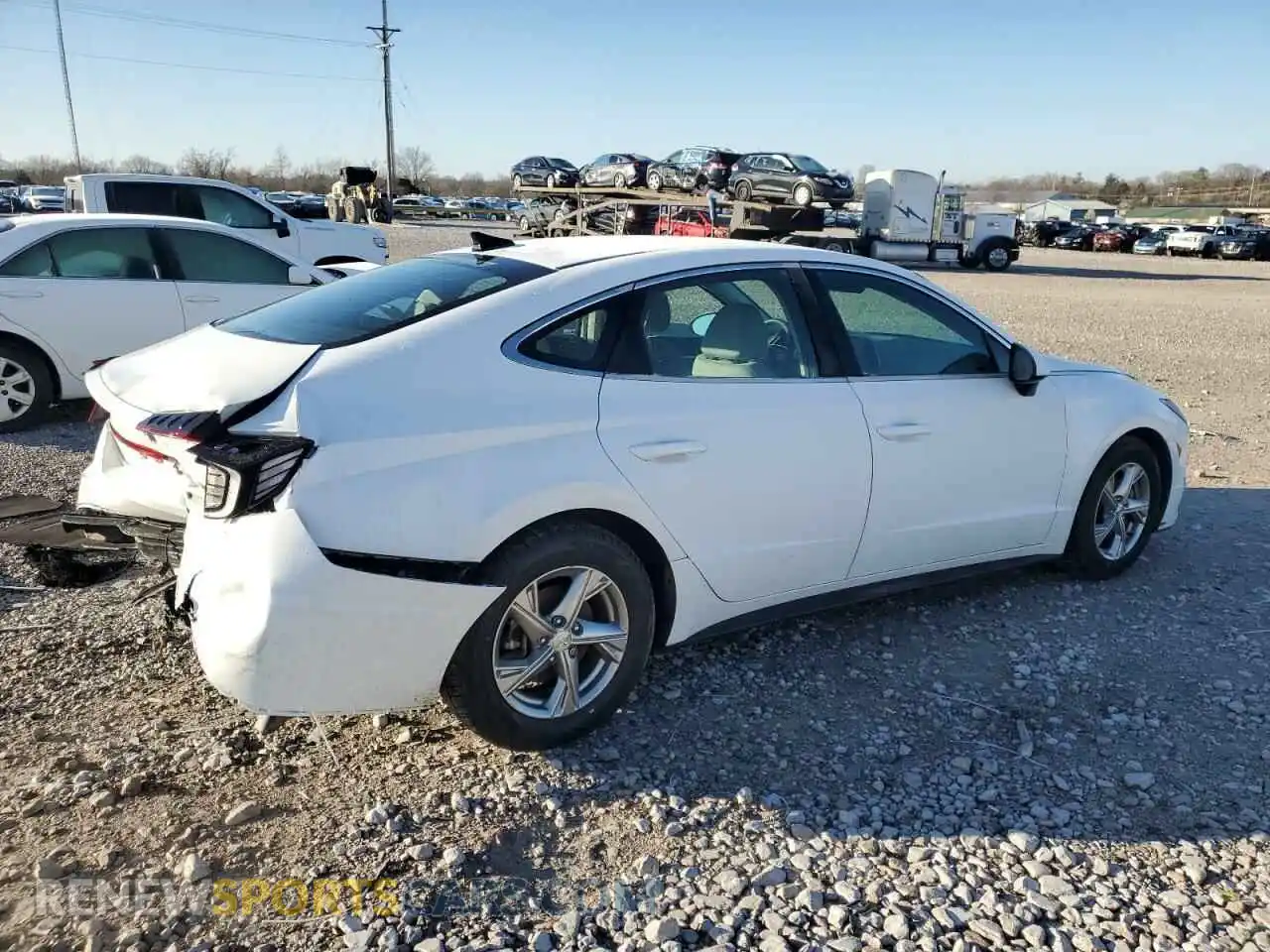 3 Photograph of a damaged car 5NPEG4JAXMH093313 HYUNDAI SONATA 2021