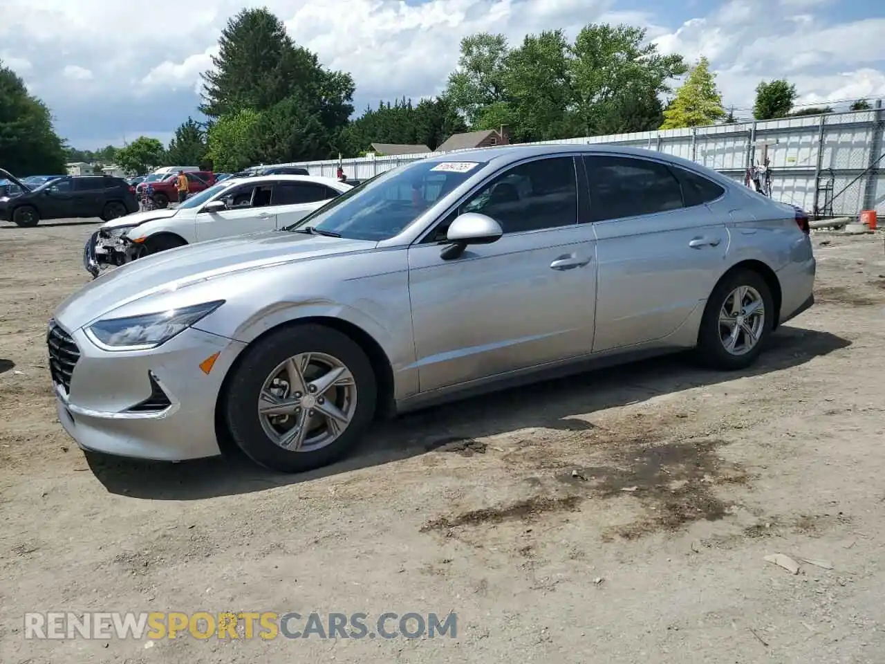 1 Photograph of a damaged car 5NPEG4JAXMH109266 HYUNDAI SONATA 2021