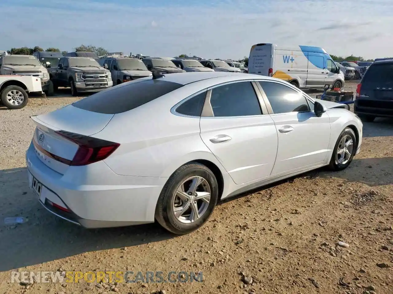 3 fotografías del automóvil dañado 5NPEG4JAXMH111423 HYUNDAI SONATA 2021