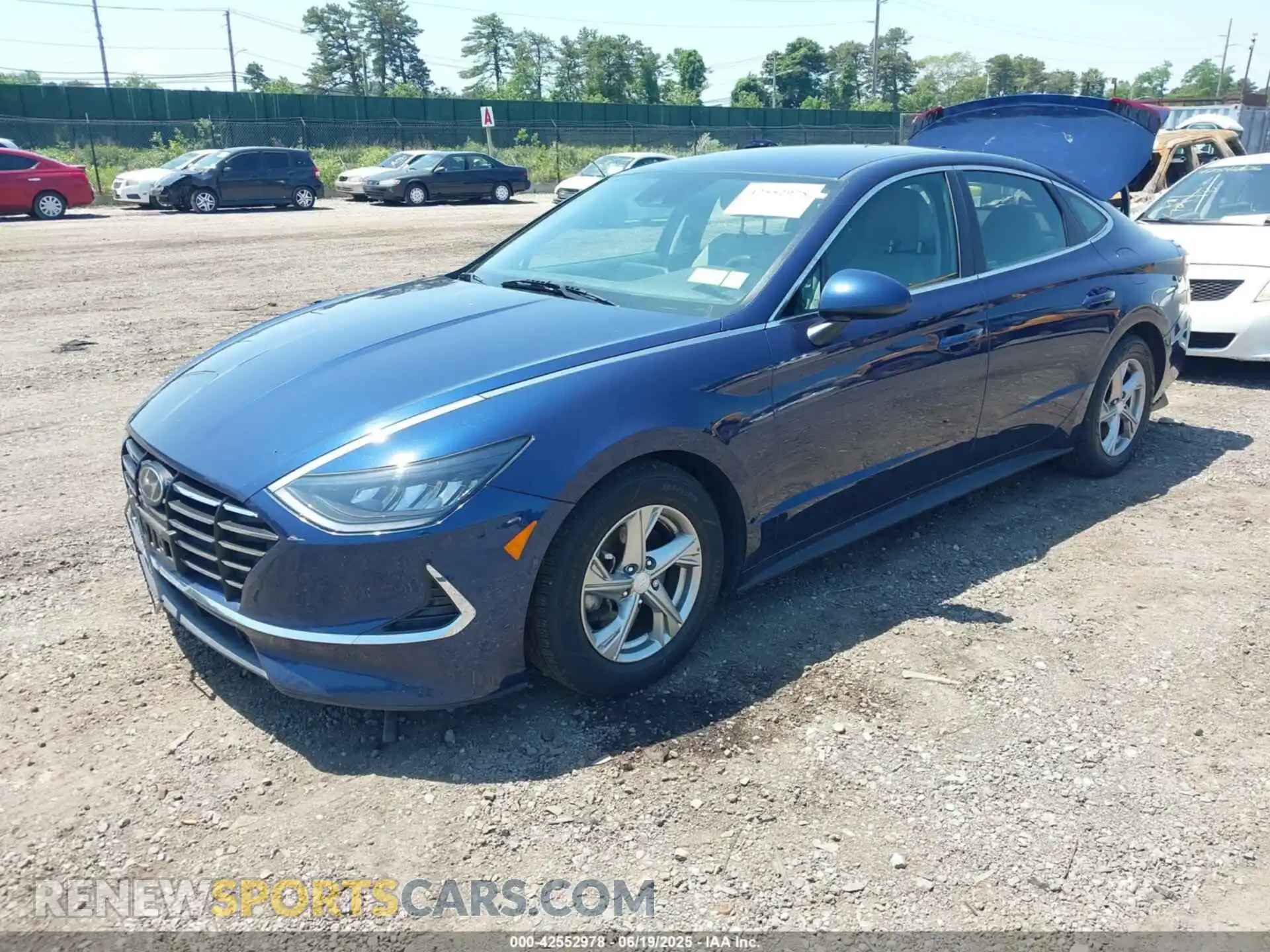 2 Photograph of a damaged car 5NPEG4JAXMH114743 HYUNDAI SONATA 2021