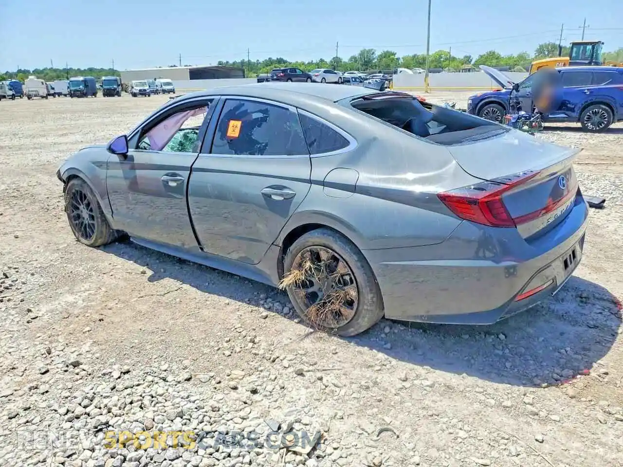2 fotografías del automóvil dañado 5NPEG4JAXMH118632 HYUNDAI SONATA 2021