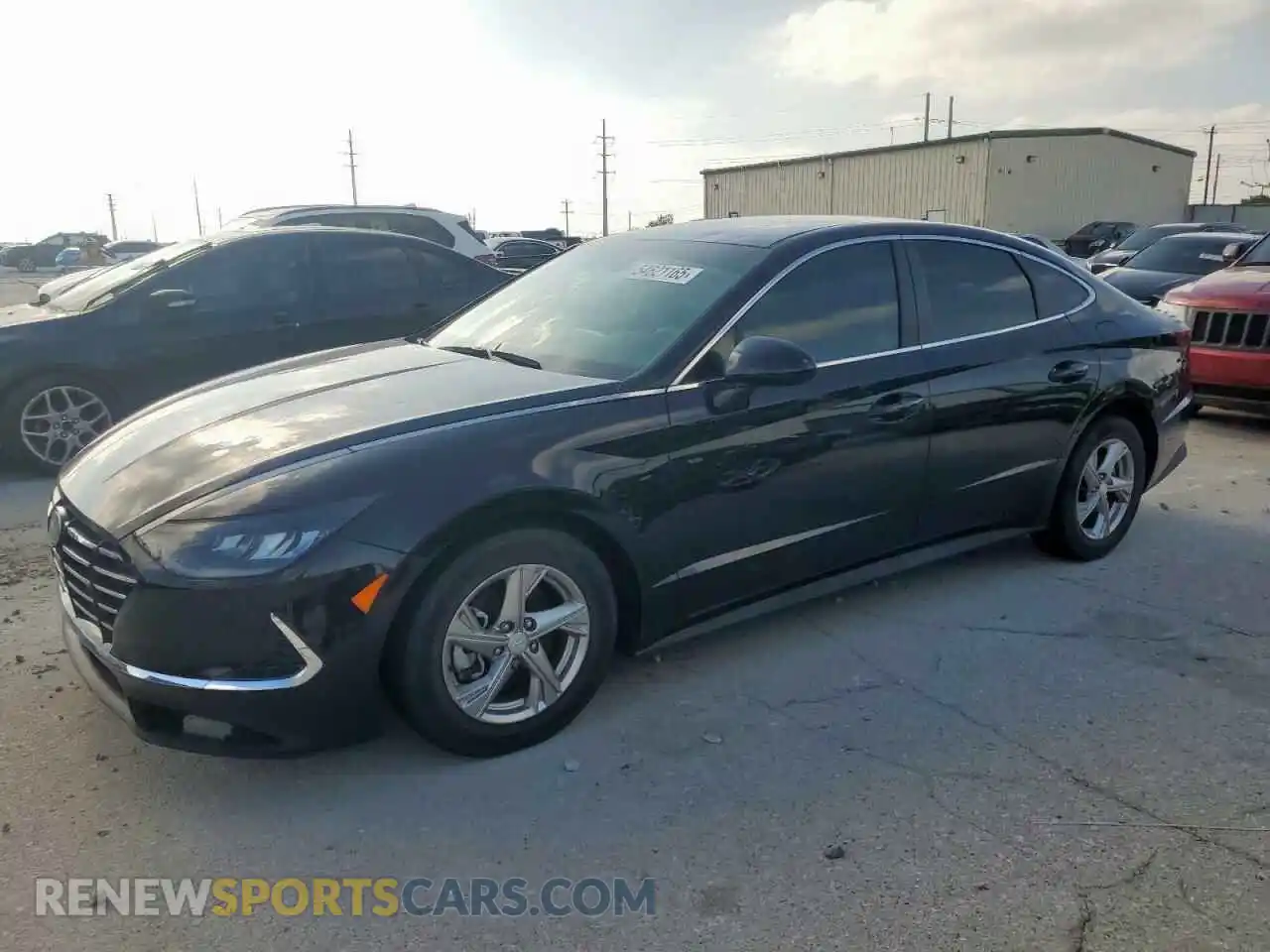 1 Photograph of a damaged car 5NPEG4JAXMH130182 HYUNDAI SONATA 2021
