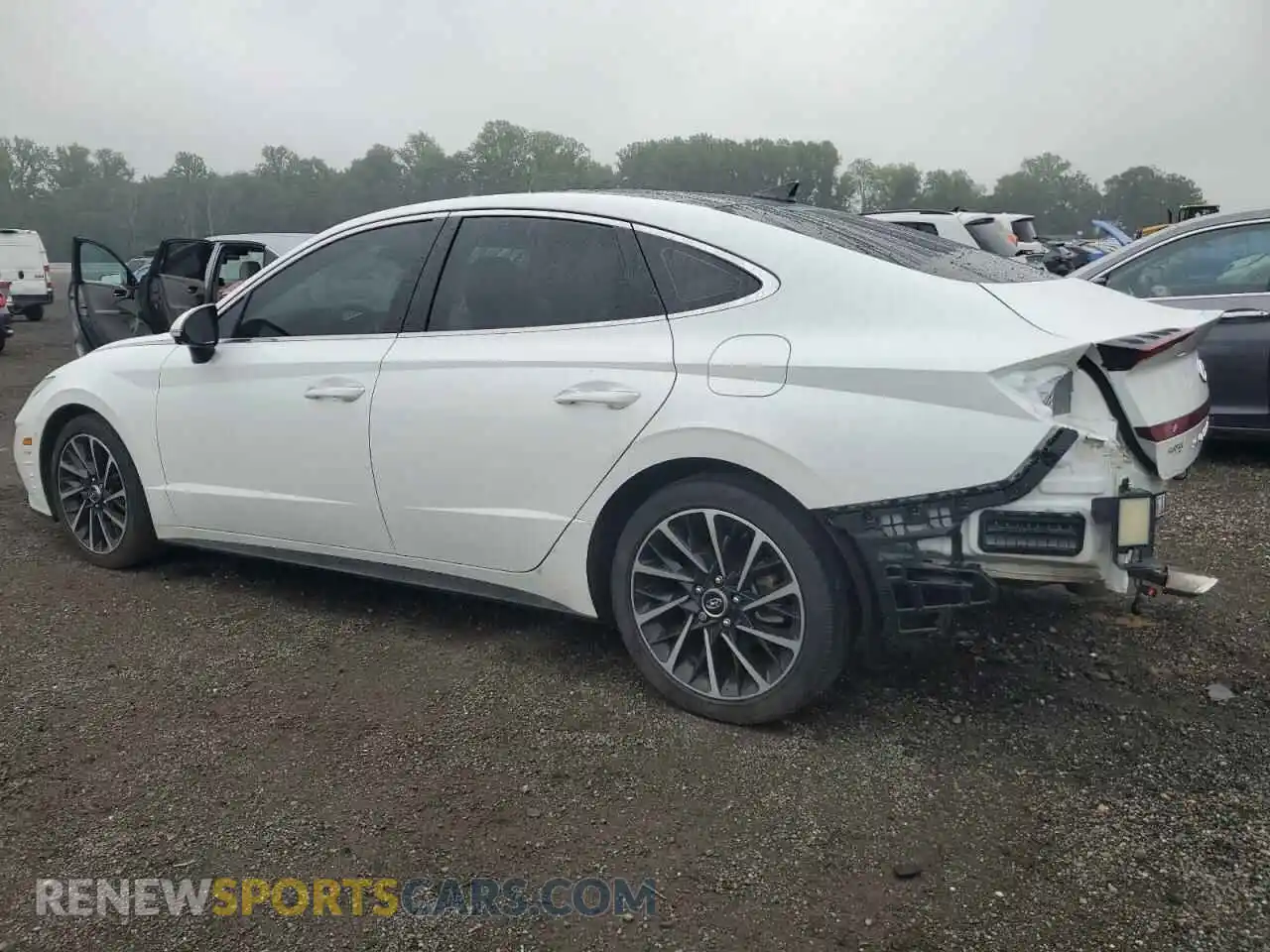 2 Photograph of a damaged car 5NPEH4J20MH072864 HYUNDAI SONATA 2021