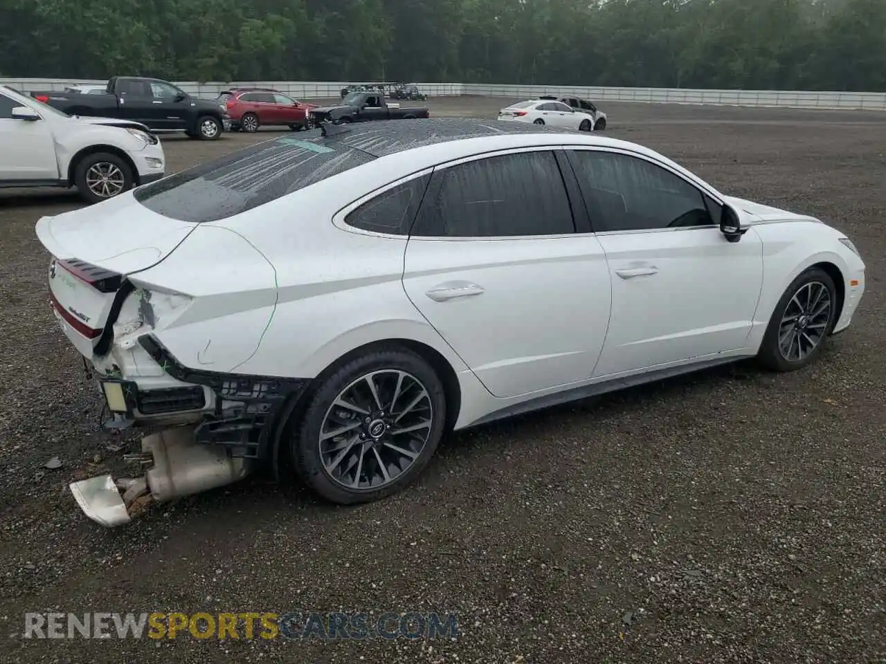 3 Photograph of a damaged car 5NPEH4J20MH072864 HYUNDAI SONATA 2021