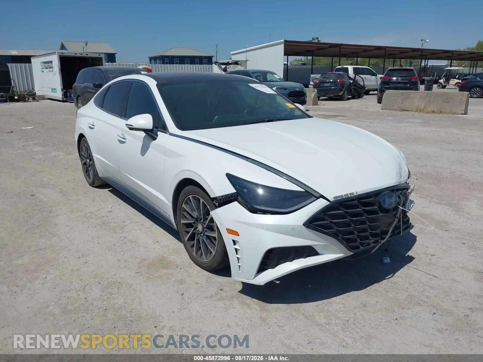1 Photograph of a damaged car 5NPEH4J20MH097781 HYUNDAI SONATA 2021