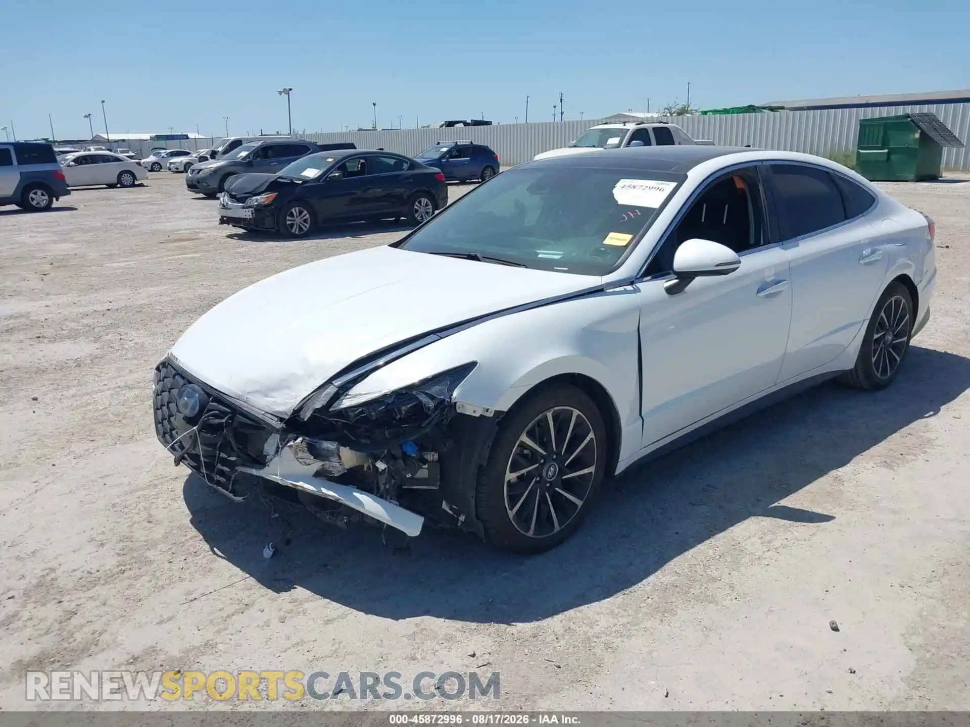 2 Photograph of a damaged car 5NPEH4J20MH097781 HYUNDAI SONATA 2021