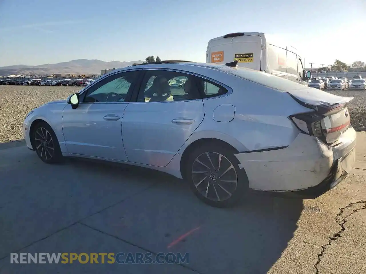 2 Photograph of a damaged car 5NPEH4J20MH104034 HYUNDAI SONATA 2021
