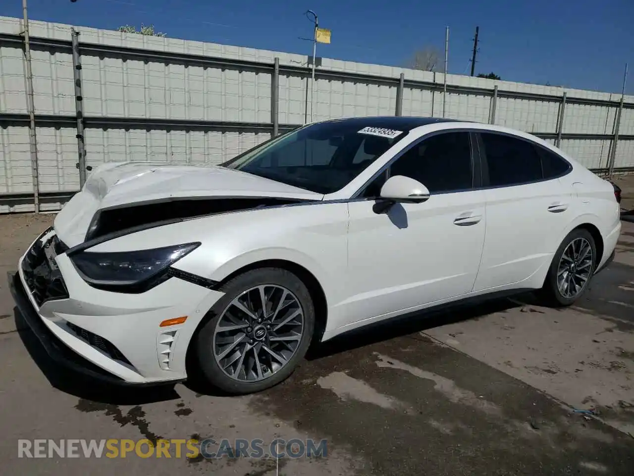 1 Photograph of a damaged car 5NPEH4J20MH105930 HYUNDAI SONATA 2021