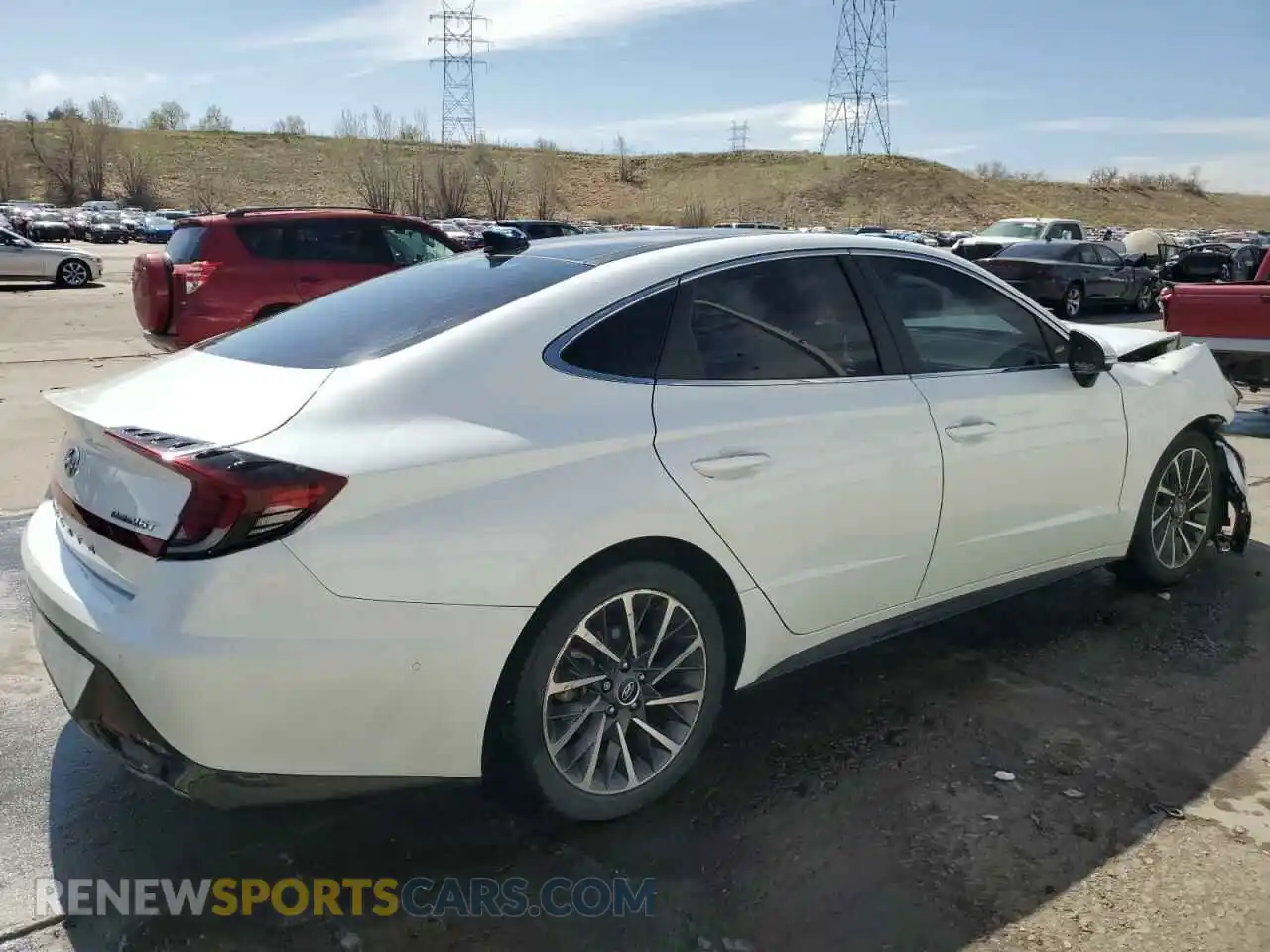 3 Photograph of a damaged car 5NPEH4J20MH105930 HYUNDAI SONATA 2021
