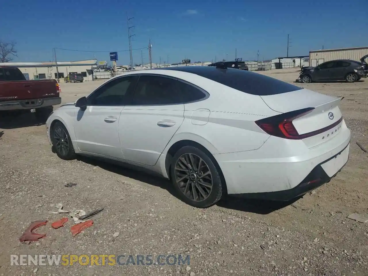 2 Photograph of a damaged car 5NPEH4J20MH112067 HYUNDAI SONATA 2021