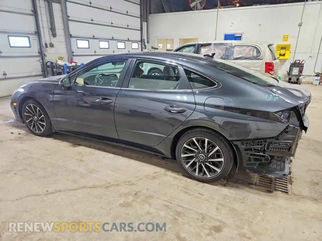 2 Photograph of a damaged car 5NPEH4J21MH081976 HYUNDAI SONATA 2021