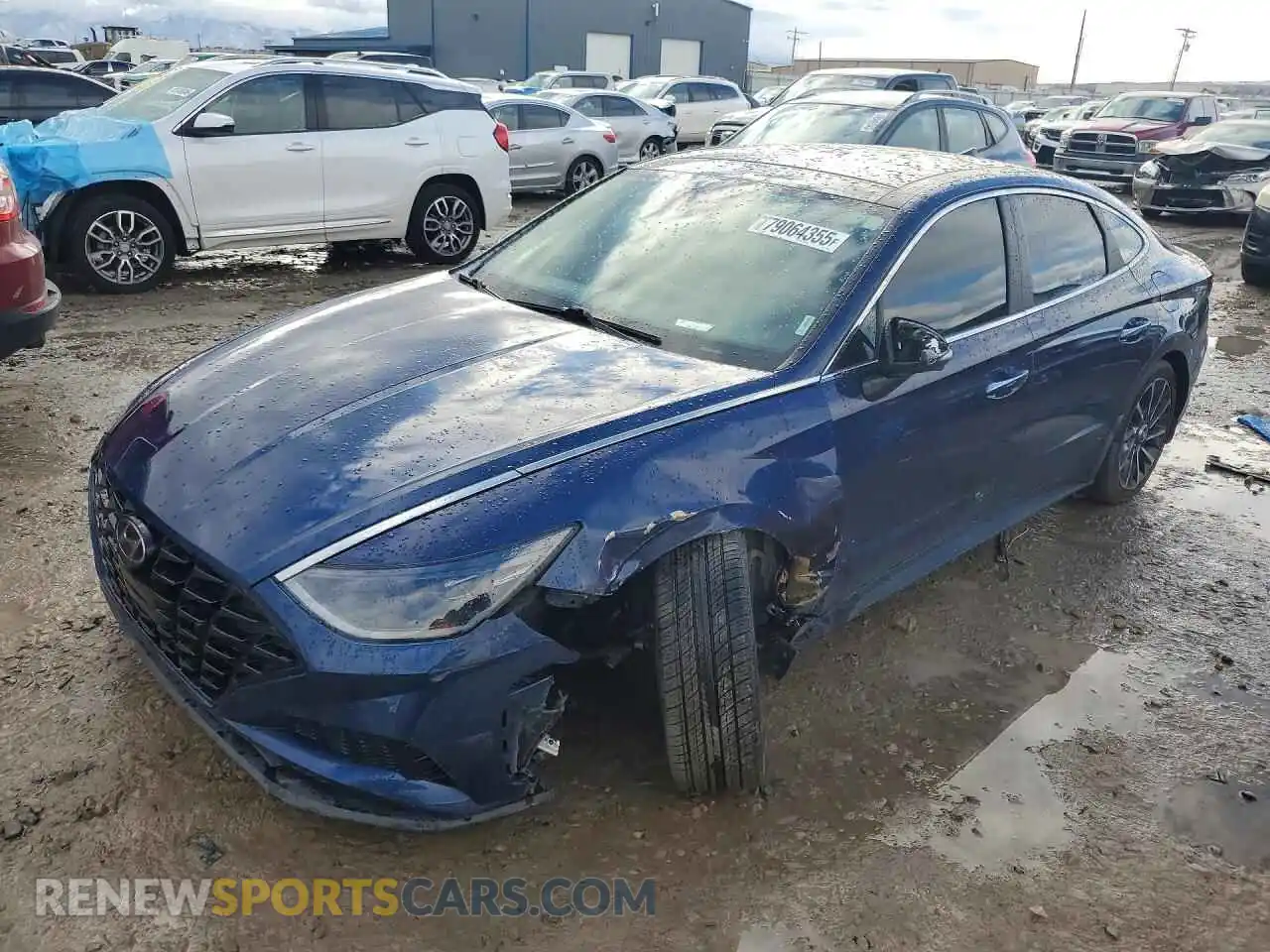 1 Photograph of a damaged car 5NPEH4J21MH119626 HYUNDAI SONATA 2021