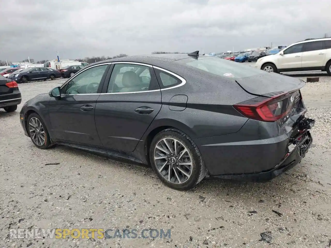 2 Photograph of a damaged car 5NPEH4J21MH119870 HYUNDAI SONATA 2021