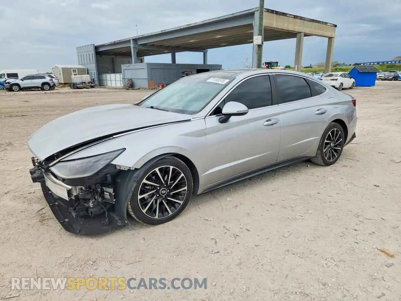 1 Photograph of a damaged car 5NPEH4J22MH071845 HYUNDAI SONATA 2021