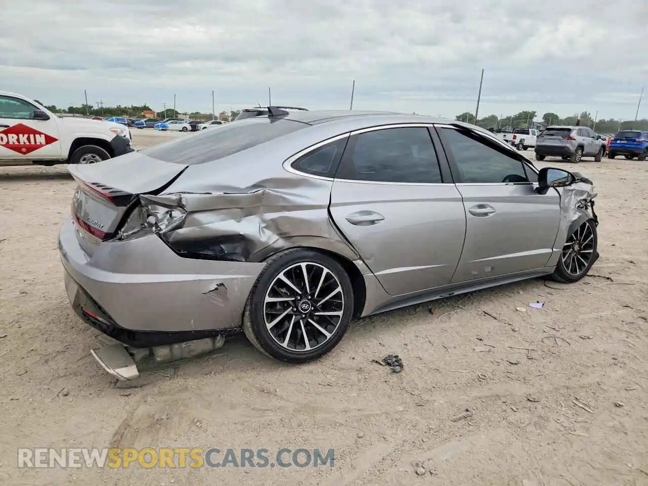 3 Photograph of a damaged car 5NPEH4J22MH071845 HYUNDAI SONATA 2021